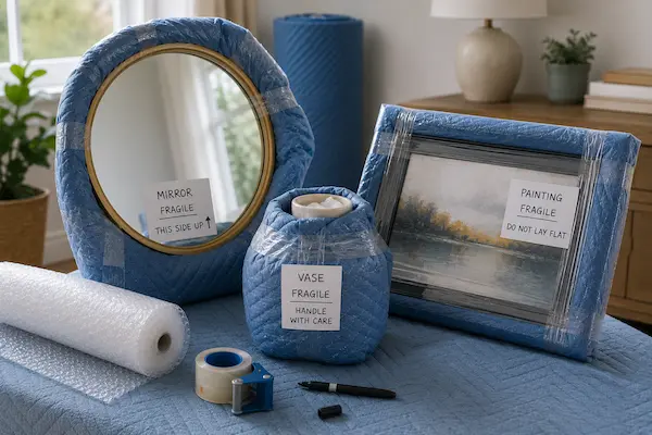 How to Pack Mirrors and Picture Frames